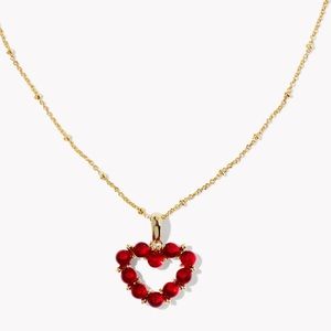 Kendra Scott Ashton Gold Heart Short Pendant Necklace